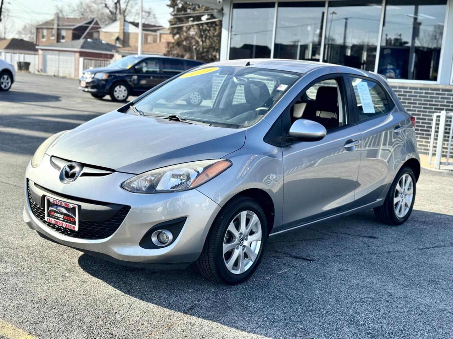 2014 SILVER Mazda MAZDA2 Touring MT (JM1DE1LY3E0) with an 1.5L L4 DOHC 16V engine, 5-Speed Manual transmission, located at 7600 S Western Ave., Chicago, IL, 60620, (773) 918-3980, 0.000000, 0.000000 - Photo#2