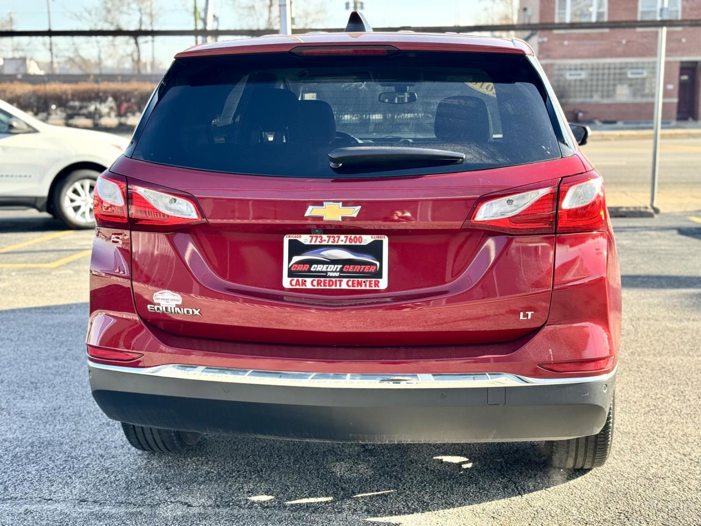 2018 RED Chevrolet Equinox LT 2WD (2GNAXJEV4J6) with an 1.5L L4 DIR DOHC 16V TURBO engine, 6A transmission, located at 7600 S Western Ave., Chicago, IL, 60620, (773) 918-3980, 0.000000, 0.000000 - Photo#3