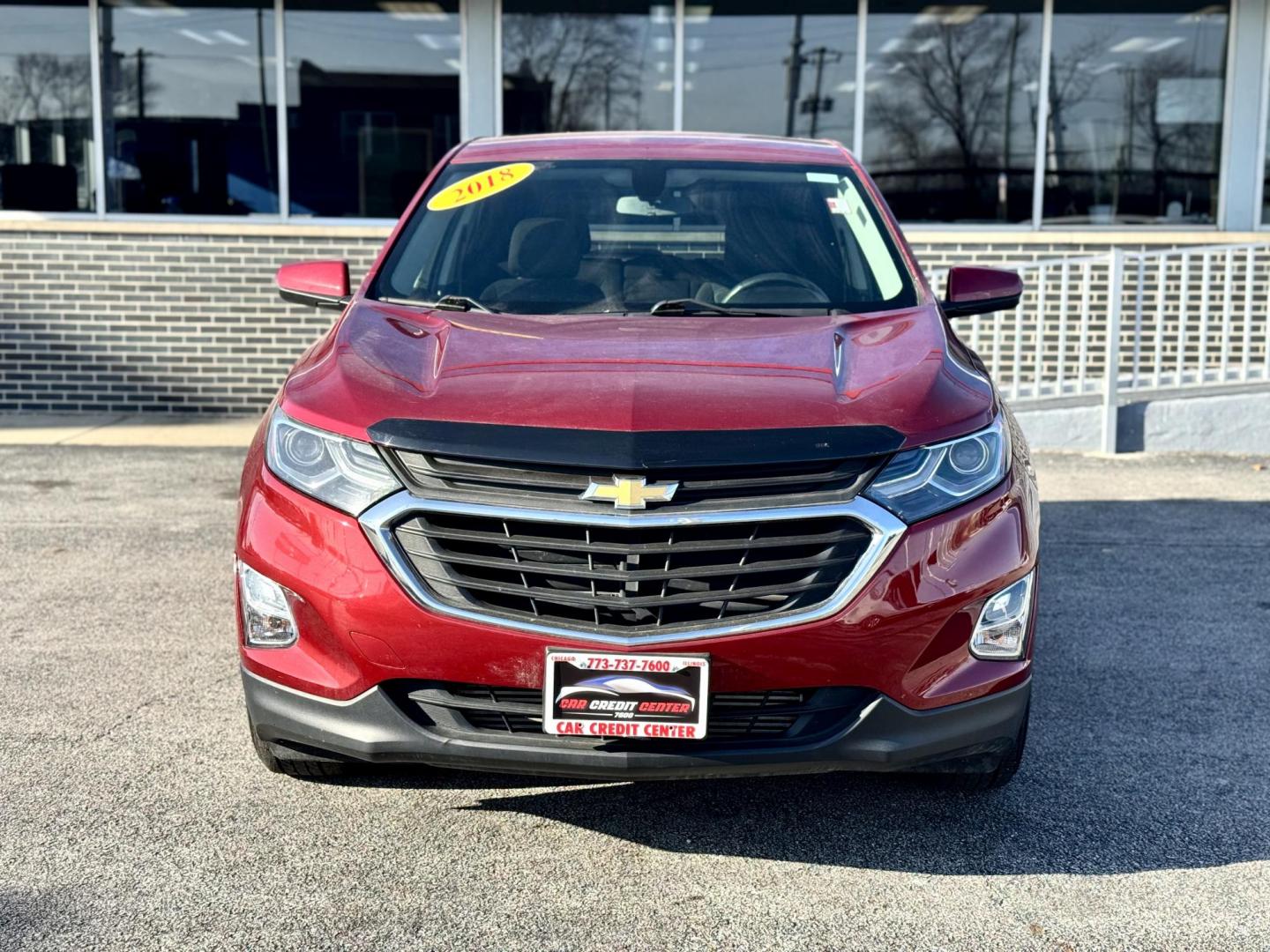 2018 RED Chevrolet Equinox LT 2WD (2GNAXJEV4J6) with an 1.5L L4 DIR DOHC 16V TURBO engine, 6A transmission, located at 7600 S Western Ave., Chicago, IL, 60620, (773) 918-3980, 0.000000, 0.000000 - Photo#1