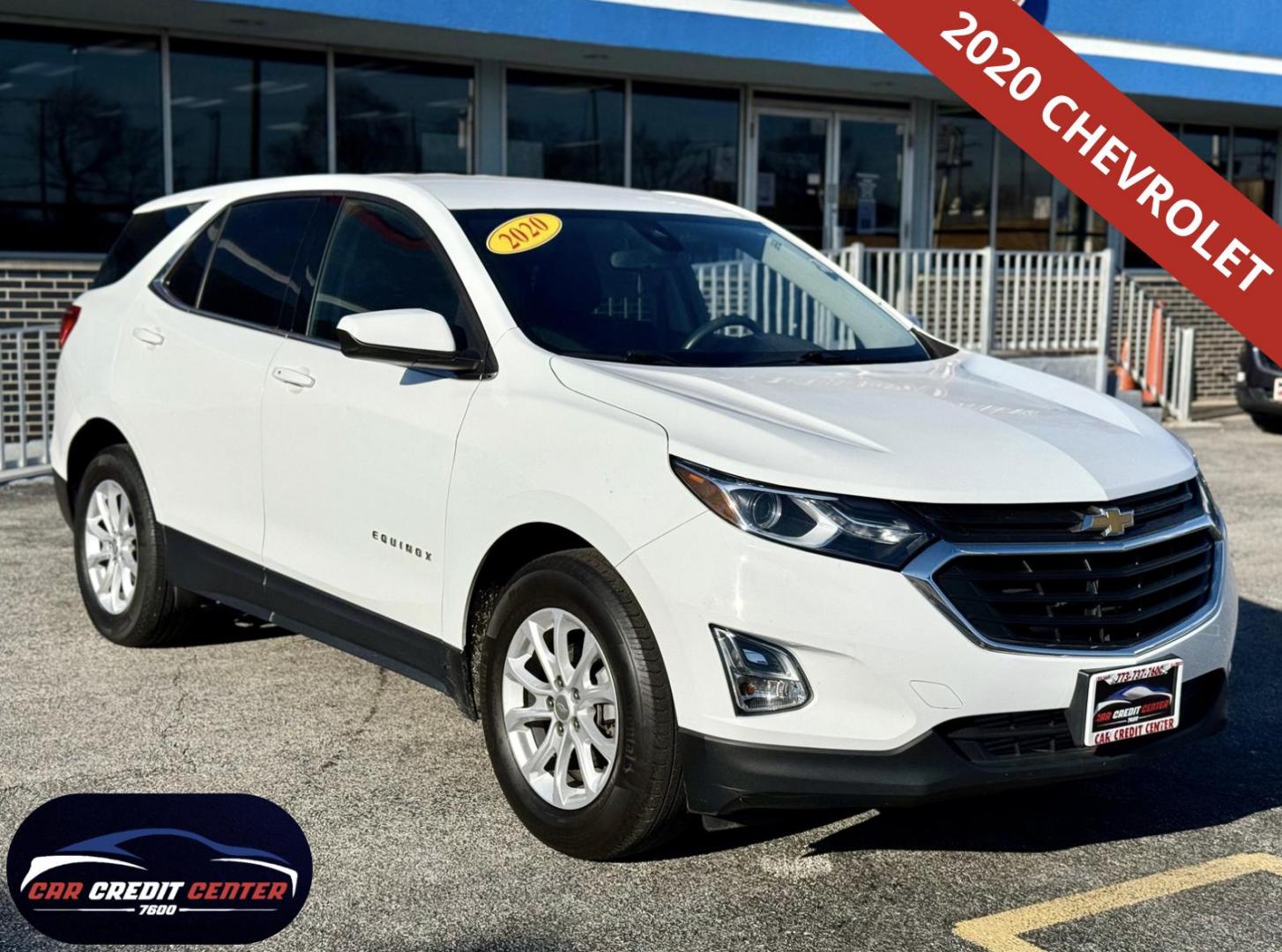 2020 WHITE Chevrolet Equinox LT 2WD (3GNAXKEV1LS) with an 1.5L L4 DIR DOHC 16V TURBO engine, 6A transmission, located at 7600 S Western Ave., Chicago, IL, 60620, (773) 918-3980, 0.000000, 0.000000 - Photo#0