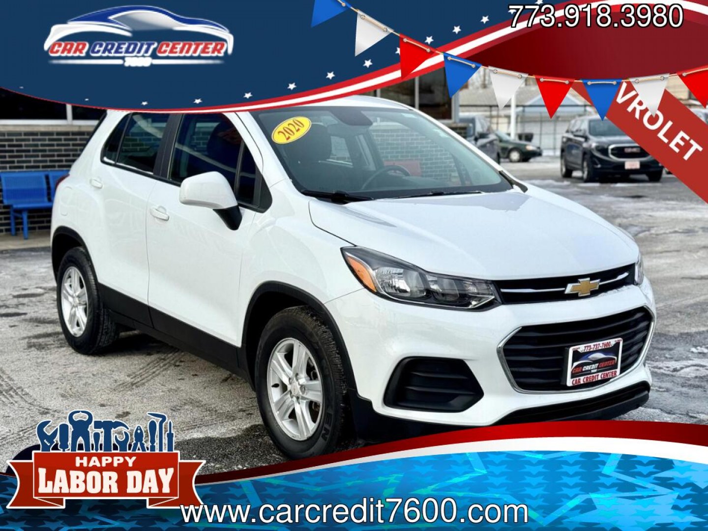 2020 WHITE Chevrolet Trax LS FWD (KL7CJKSBXLB) with an 1.4L L4 DOHC 16V engine, 6A transmission, located at 7600 S Western Ave., Chicago, IL, 60620, (773) 918-3980, 0.000000, 0.000000- Photo#0