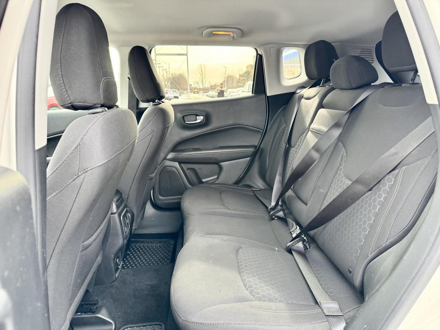 2018 WHITE Jeep Compass Sport FWD (3C4NJCAB3JT) with an 2.4L L4 DOHC 16V engine, located at 7600 S Western Ave., Chicago, IL, 60620, (773) 918-3980, 0.000000, 0.000000 - Photo#8