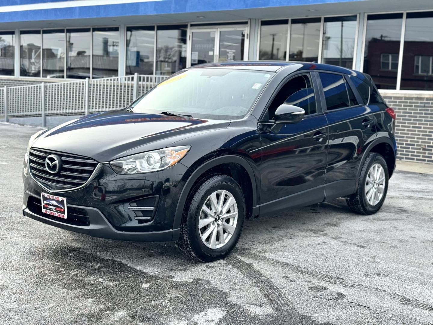 2016 BLACK Mazda CX-5 Sport AWD (JM3KE4BY4G0) with an 2.5L L4 DOHC 16V engine, 6-Speed Automatic transmission, located at 7600 S Western Ave., Chicago, IL, 60620, (773) 918-3980, 0.000000, 0.000000 - Photo#2