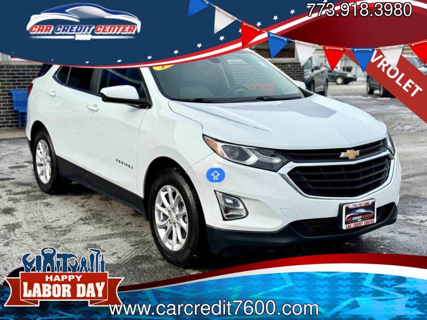 2021 WHITE Chevrolet Equinox LT 2WD (3GNAXJEV8MS) with an 1.5L L4 DOHC 16V TURBO engine, 6A transmission, located at 7600 S Western Ave., Chicago, IL, 60620, (773) 918-3980, 0.000000, 0.000000- Photo#0