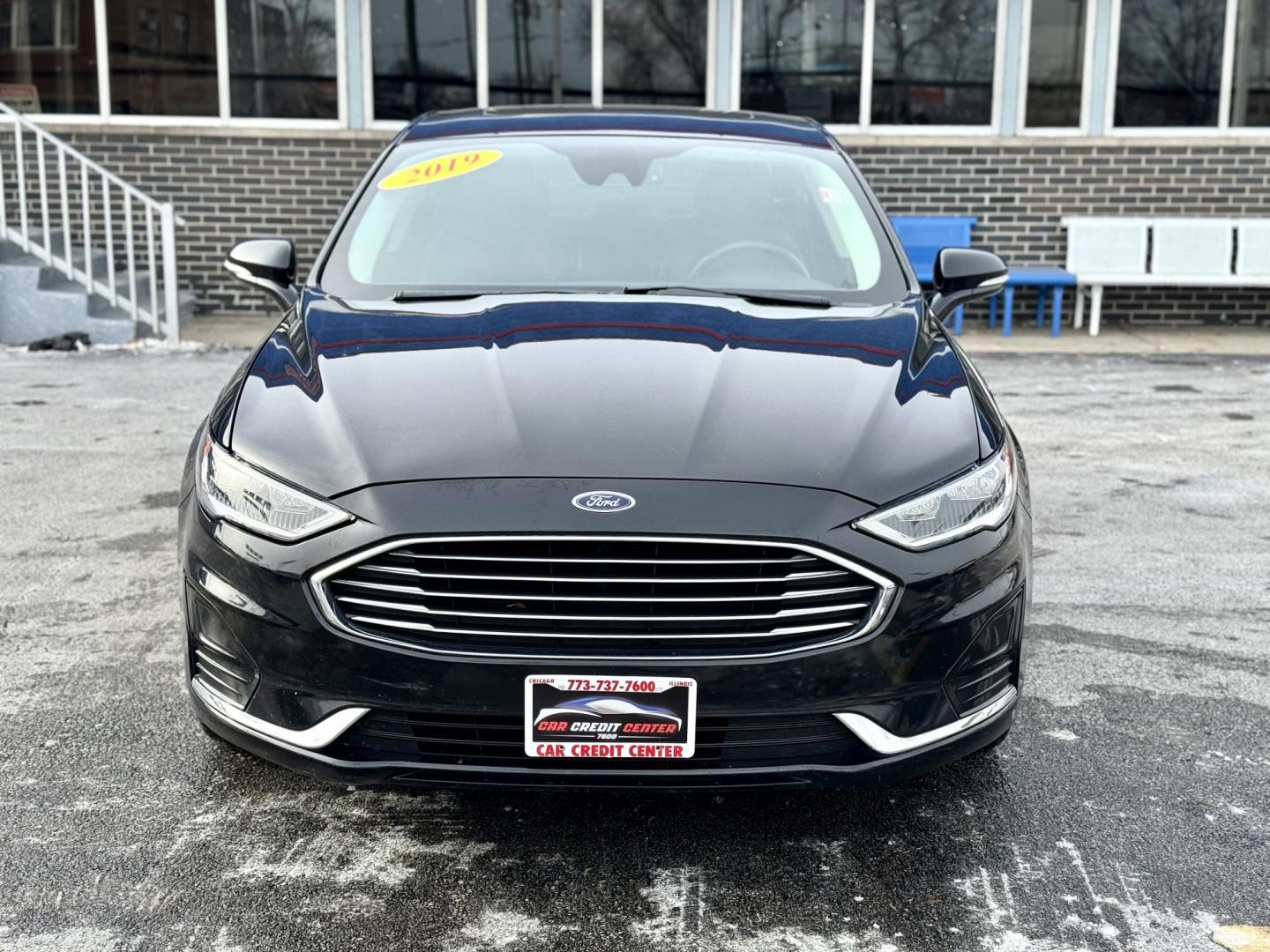 2019 BLACK Ford Fusion SEL (3FA6P0CDXKR) with an 1.5L L4 DOHC 16V engine, 6A transmission, located at 7600 S Western Ave., Chicago, IL, 60620, (773) 918-3980, 0.000000, 0.000000 - Photo#1