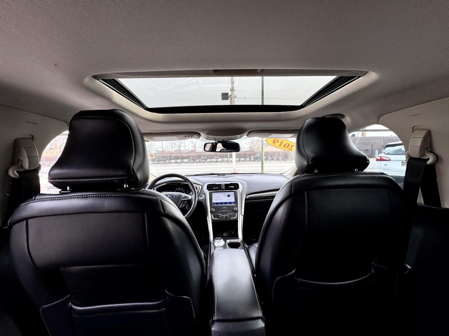 2019 BLACK Ford Fusion SEL (3FA6P0CDXKR) with an 1.5L L4 DOHC 16V engine, 6A transmission, located at 7600 S Western Ave., Chicago, IL, 60620, (773) 918-3980, 0.000000, 0.000000 - Photo#12