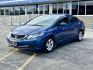 2014 BLUE Honda Civic LX Sedan CVT (19XFB2F5XEE) with an 1.8L L4 SOHC 16V engine, Continuously Variable Transmission transmission, located at 7600 S Western Ave., Chicago, IL, 60620, (773) 918-3980, 0.000000, 0.000000 - Photo#2