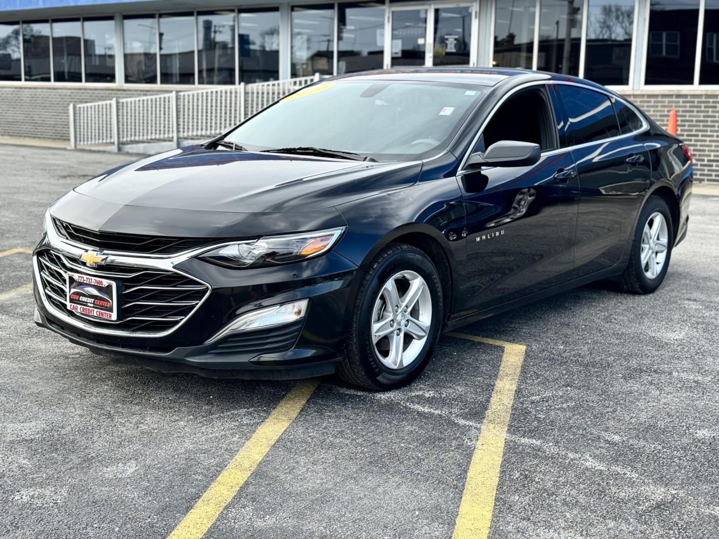 2020 BLACK Chevrolet Malibu LS (1G1ZB5STXLF) with an 1.5L L4 DOHC 16V engine, 6A transmission, located at 7600 S Western Ave., Chicago, IL, 60620, (773) 918-3980, 0.000000, 0.000000 - Photo#2