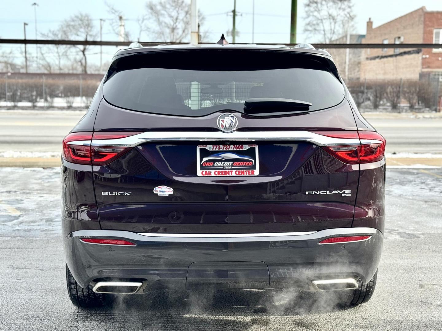 2018 BURGUNDY Buick Enclave Essence AWD (5GAEVAKW6JJ) with an 3.6L V6 DOHC 24V engine, 9A transmission, located at 7600 S Western Ave., Chicago, IL, 60620, (773) 918-3980, 0.000000, 0.000000 - Photo#3