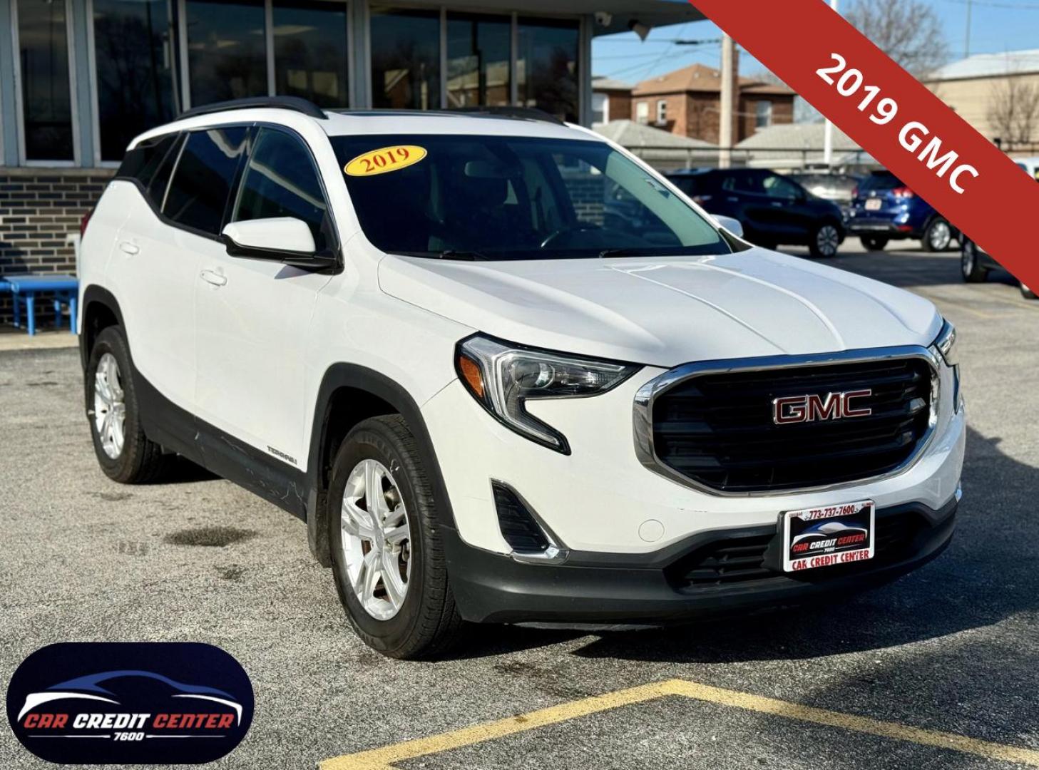 2019 WHITE GMC Terrain SLE AWD (3GKALTEVXKL) with an 1.4L L4 DOHC 16V TURBO engine, 6A transmission, located at 7600 S Western Ave., Chicago, IL, 60620, (773) 918-3980, 0.000000, 0.000000 - Photo#0