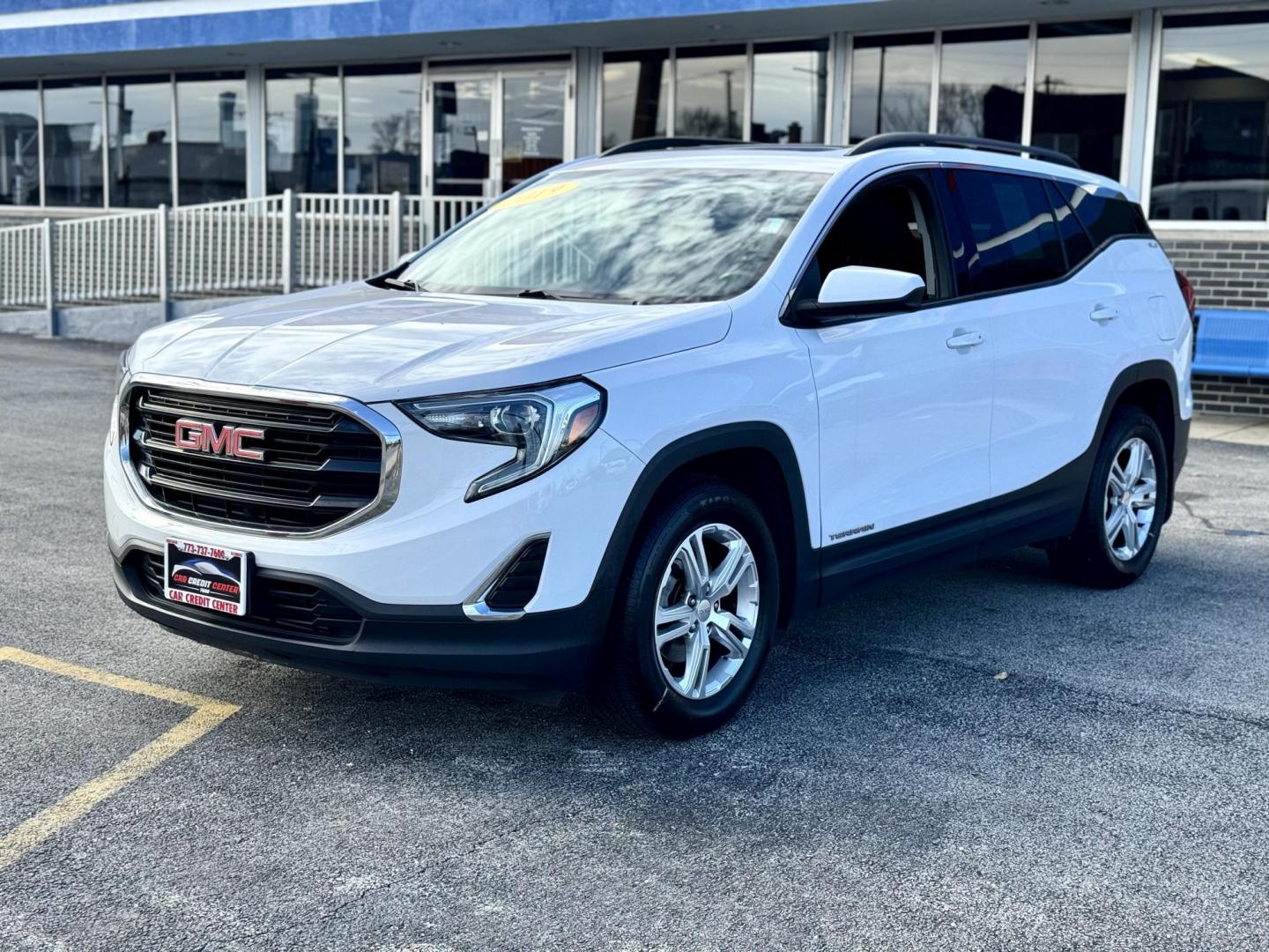 2019 WHITE GMC Terrain SLE AWD (3GKALTEVXKL) with an 1.4L L4 DOHC 16V TURBO engine, 6A transmission, located at 7600 S Western Ave., Chicago, IL, 60620, (773) 918-3980, 0.000000, 0.000000 - Photo#2
