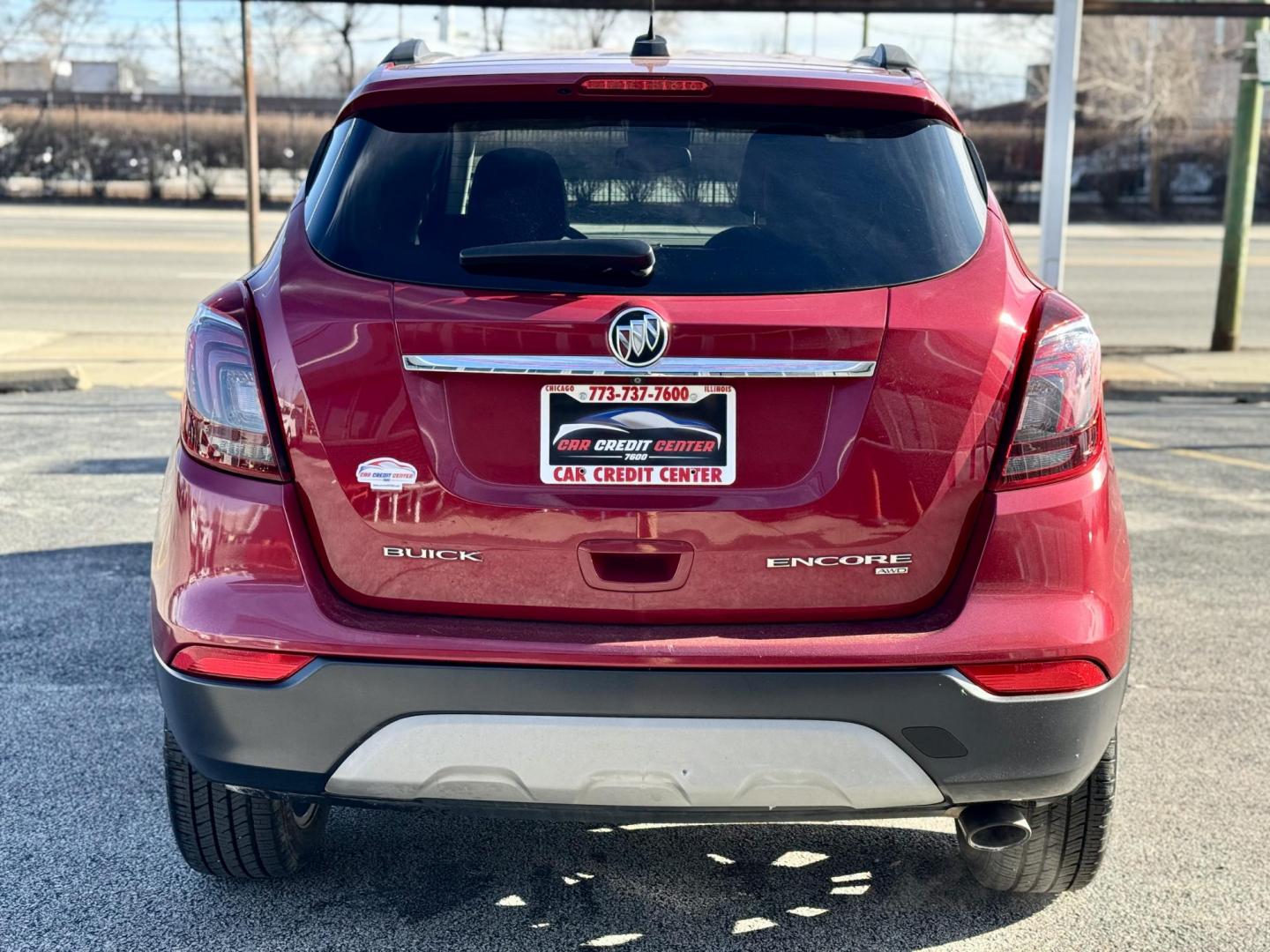 2018 RED Buick Encore Preferred AWD (KL4CJESB9JB) with an 1.4L L4 DOHC 16V TURBO engine, 6A transmission, located at 7600 S Western Ave., Chicago, IL, 60620, (773) 918-3980, 0.000000, 0.000000 - Photo#3