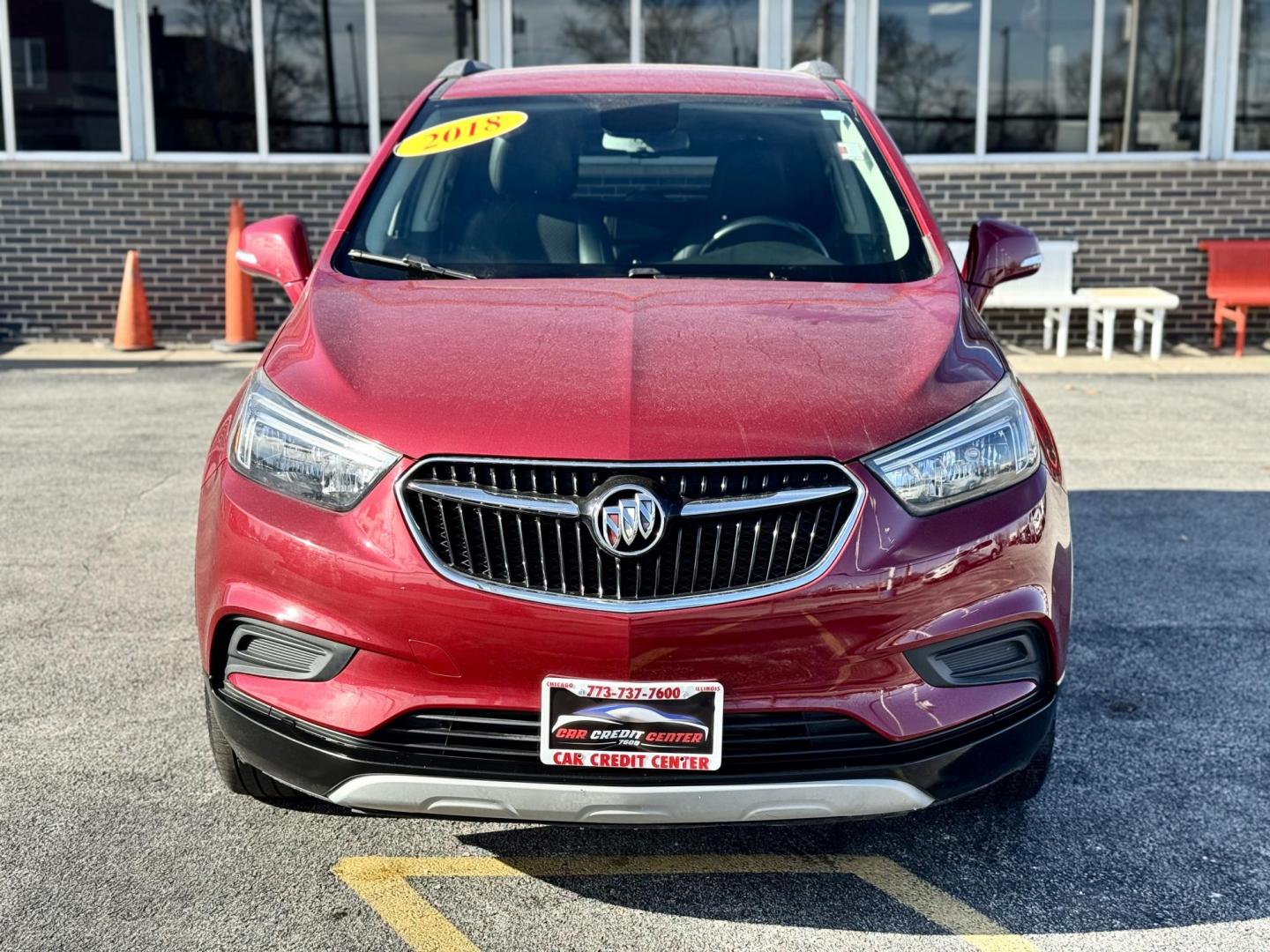2018 RED Buick Encore Preferred AWD (KL4CJESB9JB) with an 1.4L L4 DOHC 16V TURBO engine, 6A transmission, located at 7600 S Western Ave., Chicago, IL, 60620, (773) 918-3980, 0.000000, 0.000000 - Photo#1