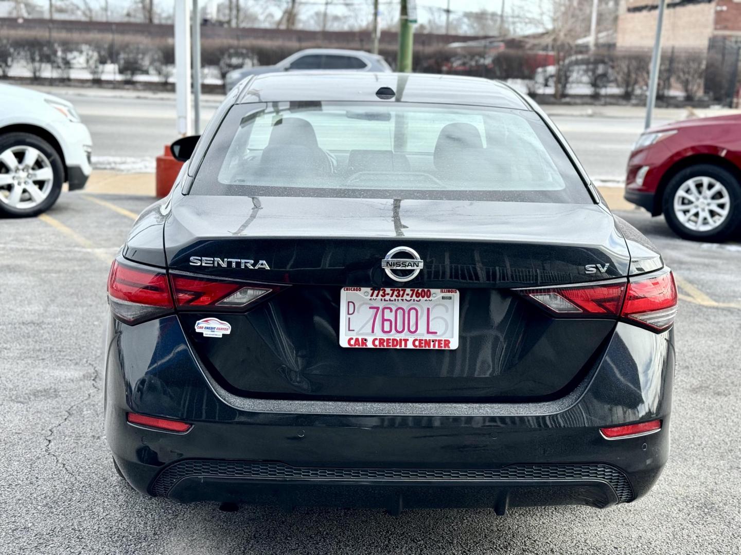 2021 BLACK Nissan Sentra SV (3N1AB8CV7MY) with an 1.8L L4 SFI DOHC 16V engine, CVT transmission, located at 7600 S Western Ave., Chicago, IL, 60620, (773) 918-3980, 0.000000, 0.000000 - Photo#3