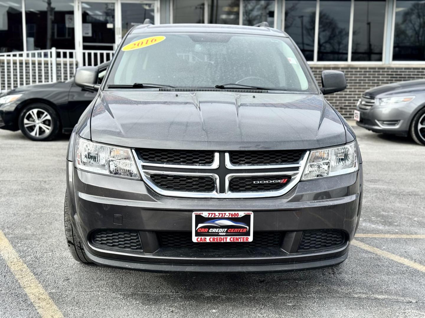 2016 GRAY Dodge Journey SE (3C4PDCAB1GT) with an 2.4L L4 DOHC 16V engine, 4A transmission, located at 7600 S Western Ave., Chicago, IL, 60620, (773) 918-3980, 0.000000, 0.000000 - Photo#1
