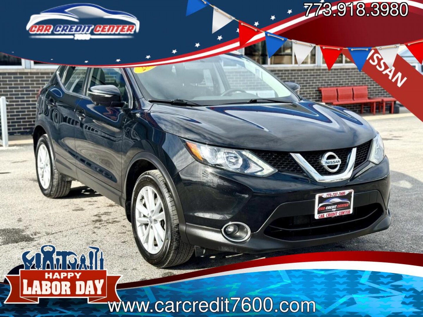 2017 BLACK Nissan Rogue Sport SL AWD (JN1BJ1CR9HW) with an 2.0L L4 DOHC 16V engine, CVT transmission, located at 7600 S Western Ave., Chicago, IL, 60620, (773) 918-3980, 0.000000, 0.000000- Photo#0