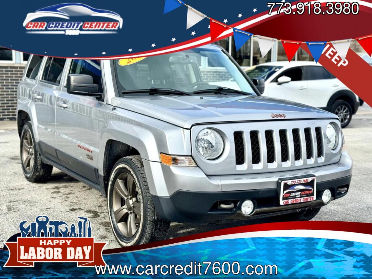 2016 GRAY Jeep Patriot Sport 4WD (1C4NJRBB1GD) with an 2.4L L4 DOHC 16V engine, located at 7600 S Western Ave., Chicago, IL, 60620, (773) 918-3980, 0.000000, 0.000000- Photo#0