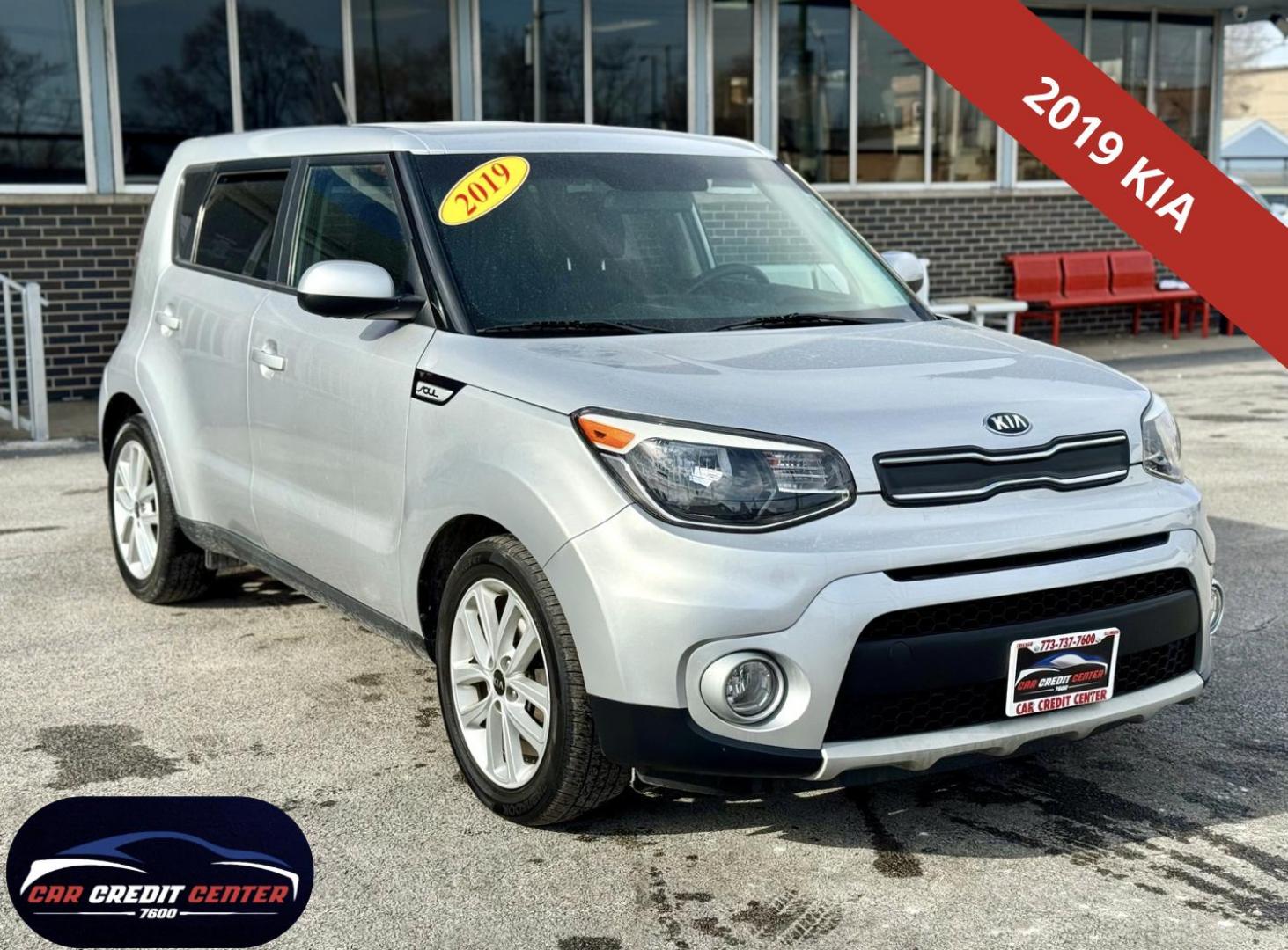 2019 SILVER Kia Soul + (KNDJP3A58K7) with an 2.0L L4 DOHC 16V engine, 6A transmission, located at 7600 S Western Ave., Chicago, IL, 60620, (773) 918-3980, 0.000000, 0.000000 - Photo#0