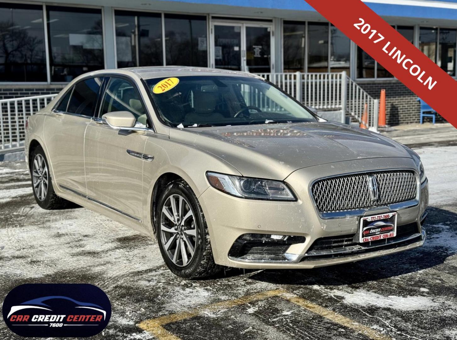 2017 GOLD Lincoln Continental Premier (1LN6L9PK1H5) with an 3.7L V6 DOHC 24V engine, 6A transmission, located at 7600 S Western Ave., Chicago, IL, 60620, (773) 918-3980, 0.000000, 0.000000 - Photo#0