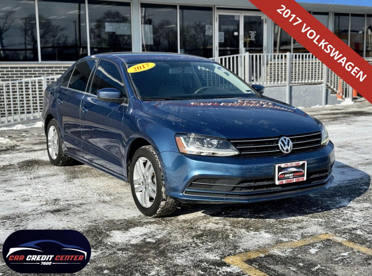 2017 BLUE Volkswagen Jetta 1.4T S 6A (3VW2B7AJ8HM) with an 1.4L L4 DOHC 20V engine, 6A transmission, located at 7600 S Western Ave., Chicago, IL, 60620, (773) 918-3980, 0.000000, 0.000000 - Photo#0