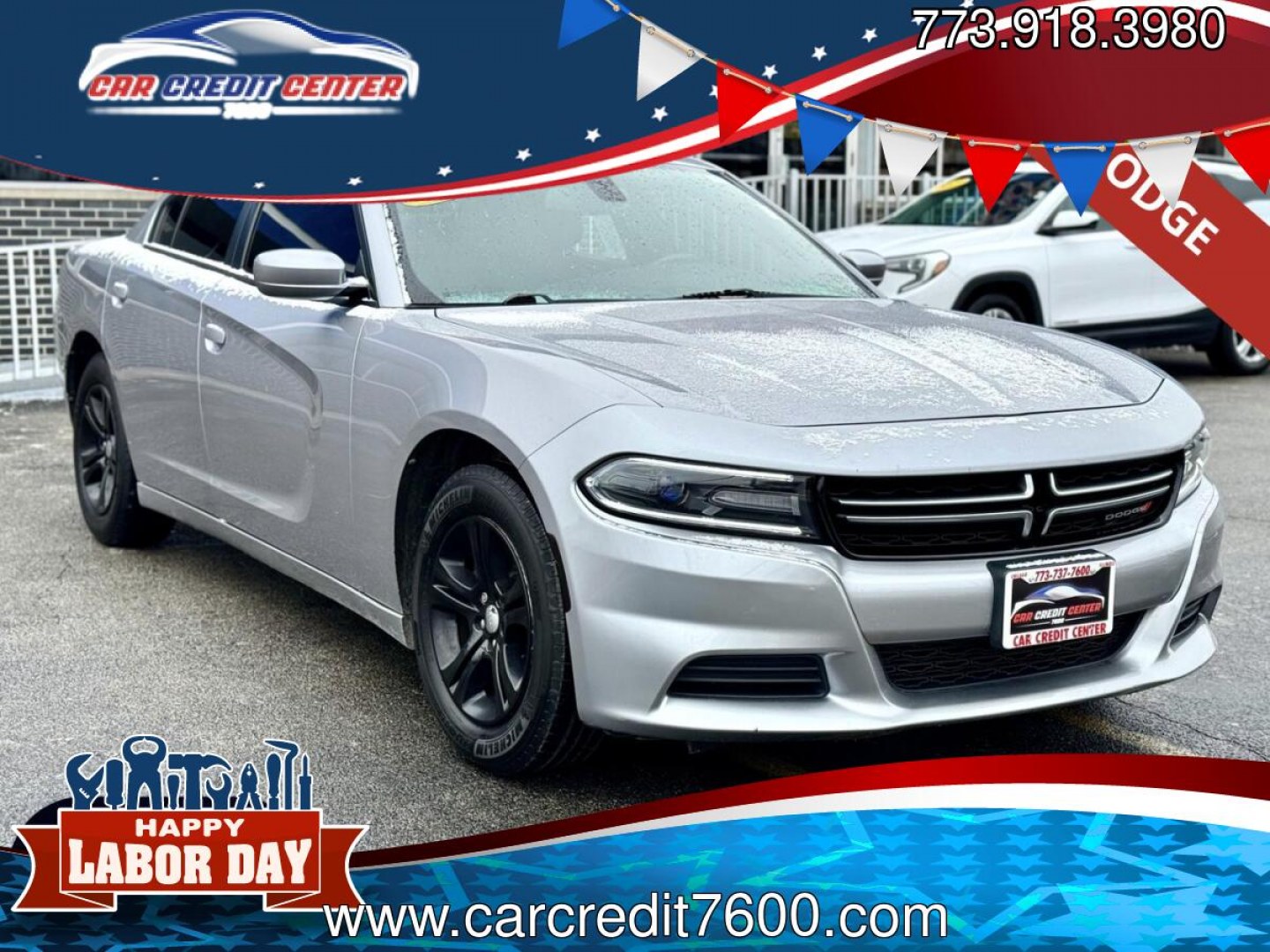 2016 SILVER Dodge Charger SE (2C3CDXBG9GH) with an 3.6L V6 DOHC 24V engine, 8A transmission, located at 7600 S Western Ave., Chicago, IL, 60620, (773) 918-3980, 0.000000, 0.000000- Photo#0