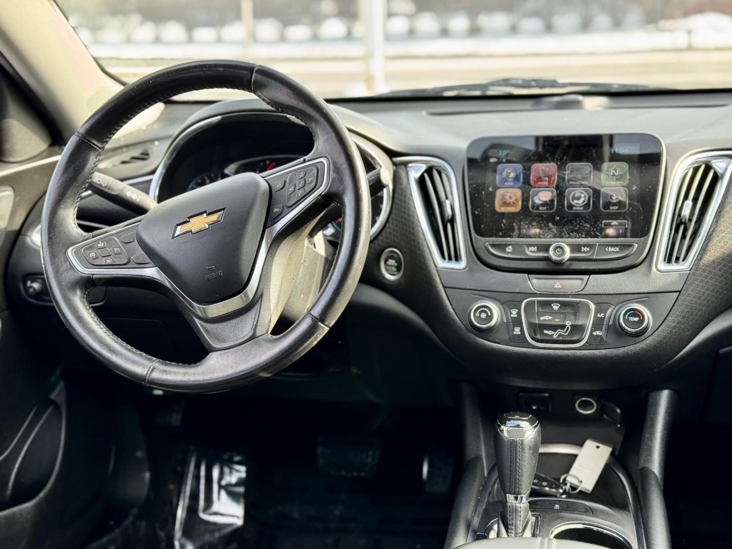 2017 BLACK Chevrolet Malibu 1LT (1G1ZE5ST5HF) with an 1.5L L4 DOHC 16V engine, 6A transmission, located at 7600 S Western Ave., Chicago, IL, 60620, (773) 918-3980, 0.000000, 0.000000 - Photo#9