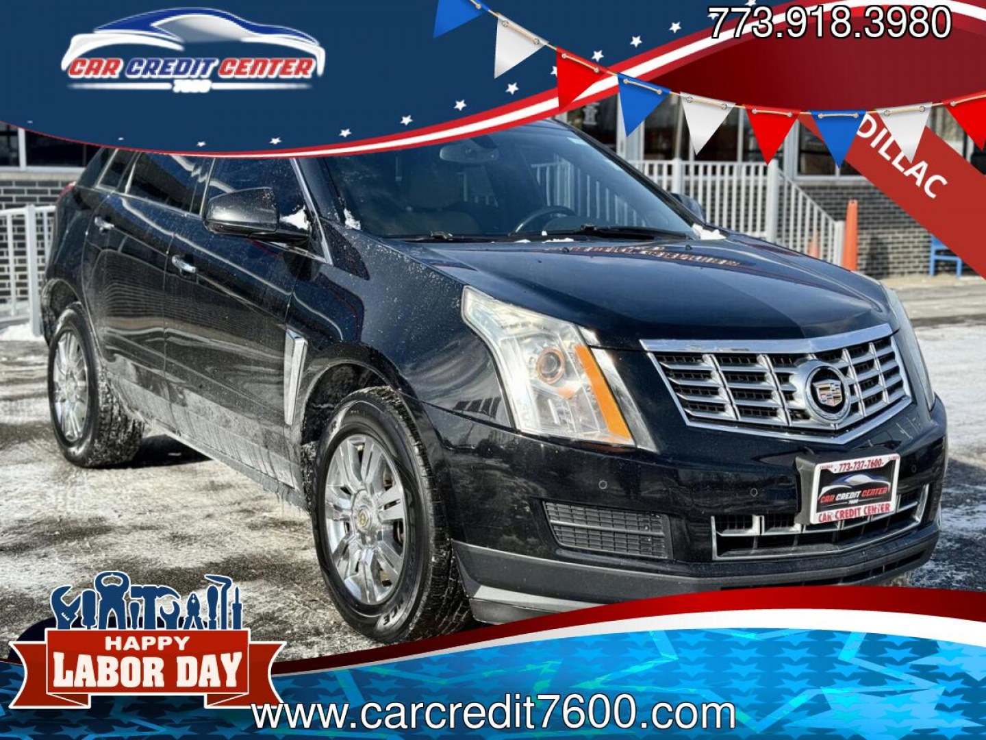 2015 BLACK Cadillac SRX Luxury Collection FWD (3GYFNBE31FS) with an 3.6L V6 DOHC 24V FFV engine, 6-Speed Automatic transmission, located at 7600 S Western Ave., Chicago, IL, 60620, (773) 918-3980, 0.000000, 0.000000- Photo#0