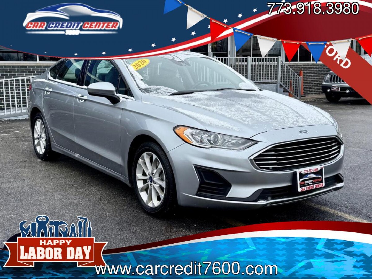 2020 SILVER Ford Fusion Hybrid SE (3FA6P0LUXLR) with an 2.0L L4 DOHC 16V HYBRID engine, CVT transmission, located at 7600 S Western Ave., Chicago, IL, 60620, (773) 918-3980, 0.000000, 0.000000- Photo#0