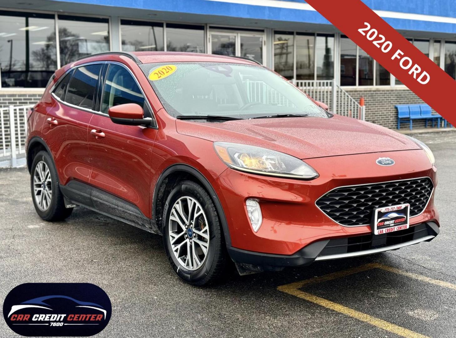 2020 ORANGE Ford Escape SEL (1FMCU0H60LU) with an 1.5L L3 engine, 6A transmission, located at 7600 S Western Ave., Chicago, IL, 60620, (773) 918-3980, 0.000000, 0.000000 - Photo#0