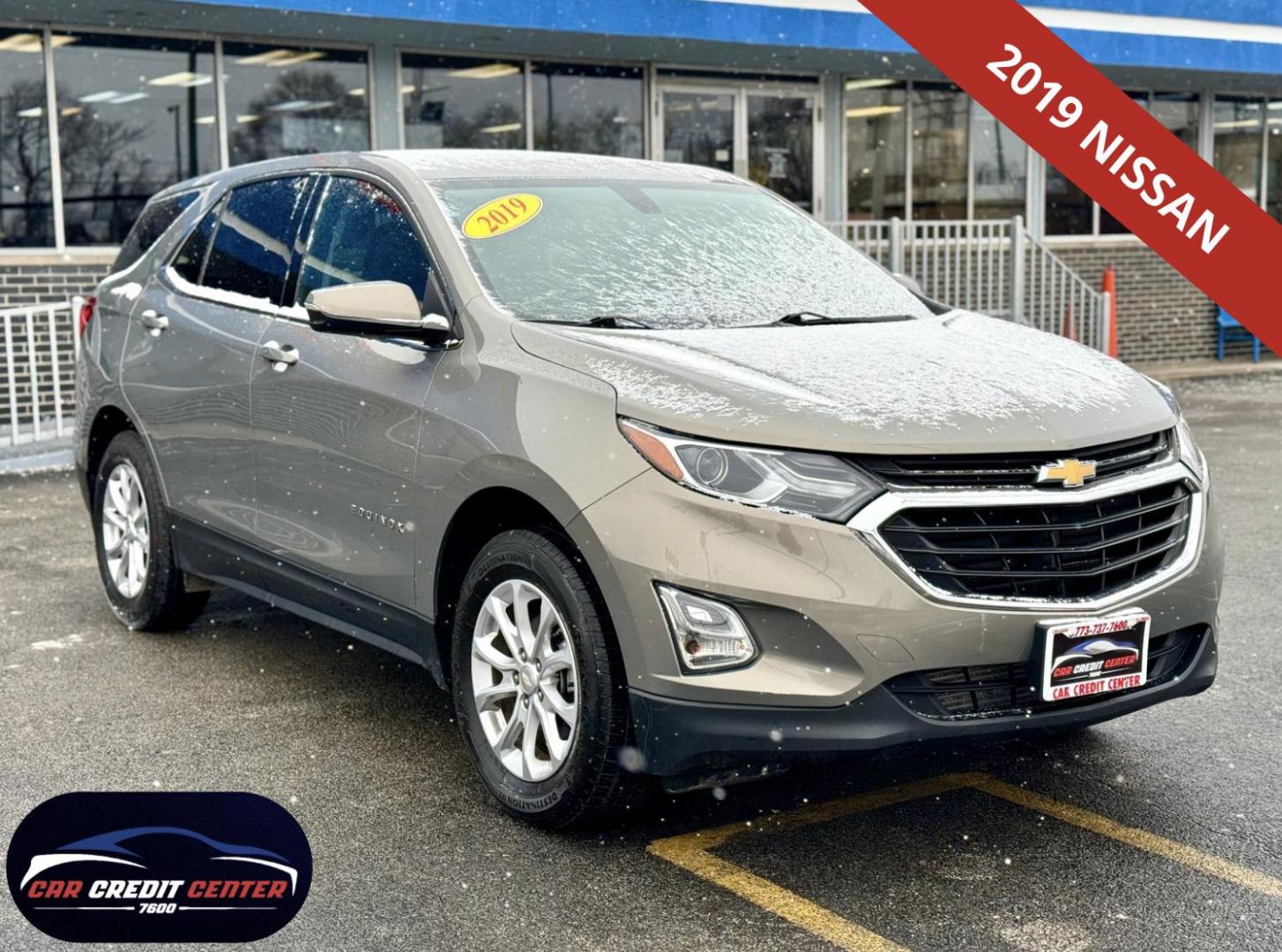 2019 TAN Chevrolet Equinox LT AWD (3GNAXUEV0KS) with an 1.5L L4 DOHC 16V TURBO engine, 6A transmission, located at 7600 S Western Ave., Chicago, IL, 60620, (773) 918-3980, 0.000000, 0.000000 - Photo#0