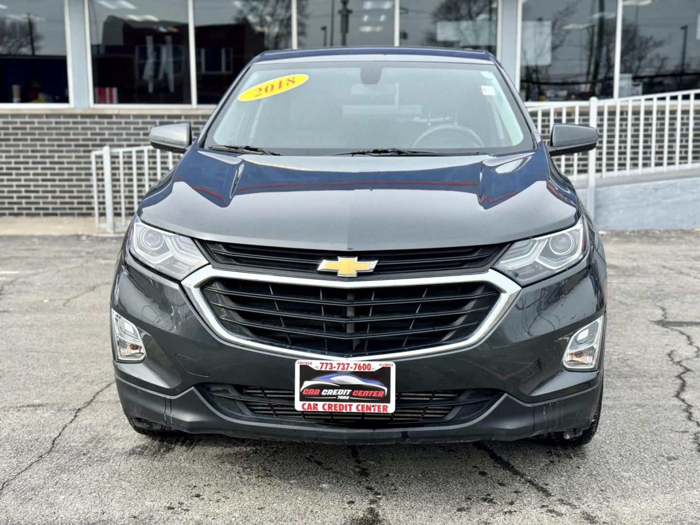 2018 GREEN Chevrolet Equinox LT 2WD (2GNAXJEV6J6) with an 1.5L L4 DIR DOHC 16V TURBO engine, 6A transmission, located at 7600 S Western Ave., Chicago, IL, 60620, (773) 918-3980, 0.000000, 0.000000 - Photo#1