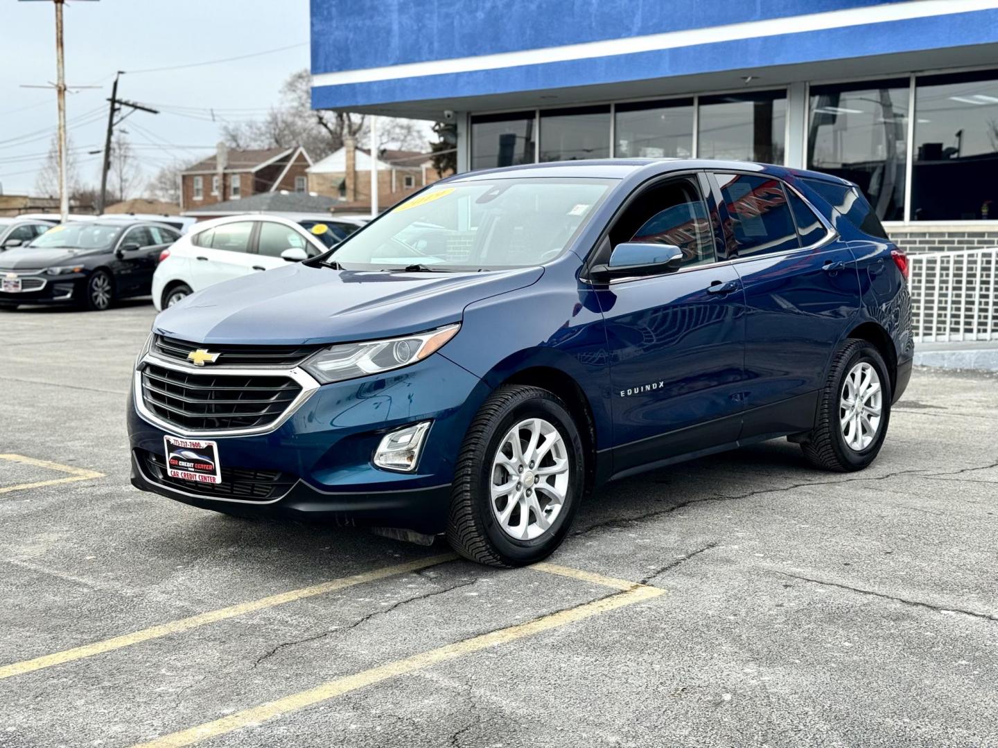 2019 BLUE Chevrolet Equinox LT 2WD (3GNAXJEV5KL) with an 1.5L L4 DIR DOHC 16V TURBO engine, 6A transmission, located at 7600 S Western Ave., Chicago, IL, 60620, (773) 918-3980, 0.000000, 0.000000 - Photo#2