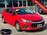 2019 RED Chevrolet Cruze LS Auto (1G1BC5SM9K7) with an 1.4L L4 DOHC 16V TURBO engine, 6A transmission, located at 7600 S Western Ave., Chicago, IL, 60620, (773) 918-3980, 0.000000, 0.000000 - Photo#0
