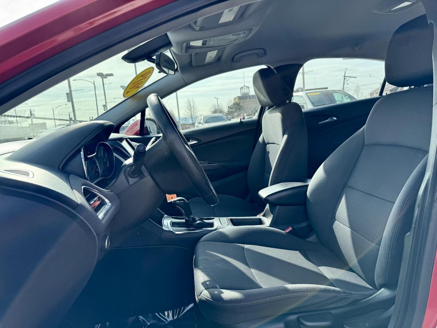 2019 RED Chevrolet Cruze LS Auto (1G1BC5SM9K7) with an 1.4L L4 DOHC 16V TURBO engine, 6A transmission, located at 7600 S Western Ave., Chicago, IL, 60620, (773) 918-3980, 0.000000, 0.000000 - Photo#7