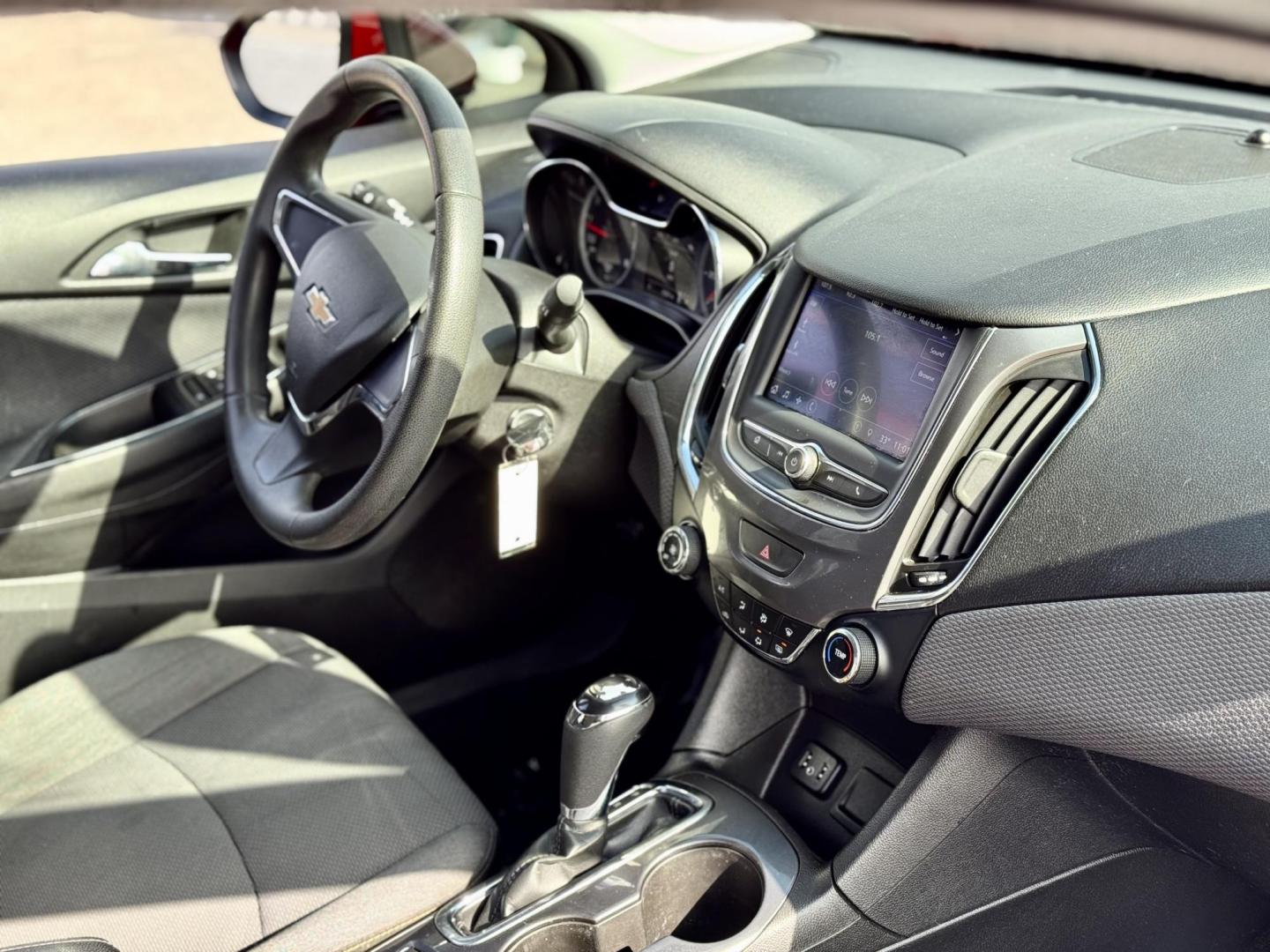 2019 RED Chevrolet Cruze LS Auto (1G1BC5SM9K7) with an 1.4L L4 DOHC 16V TURBO engine, 6A transmission, located at 7600 S Western Ave., Chicago, IL, 60620, (773) 918-3980, 0.000000, 0.000000 - Photo#10