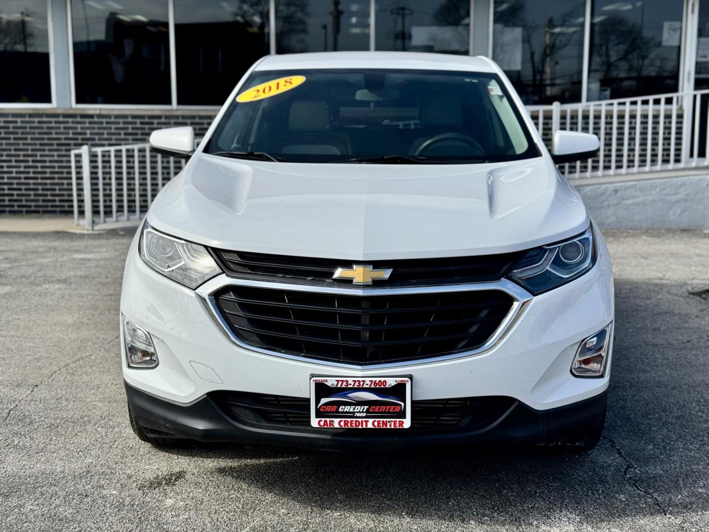 2018 WHITE Chevrolet Equinox LT 2WD (2GNAXJEV4J6) with an 1.5L L4 DIR DOHC 16V TURBO engine, 6A transmission, located at 7600 S Western Ave., Chicago, IL, 60620, (773) 918-3980, 0.000000, 0.000000 - Photo#1