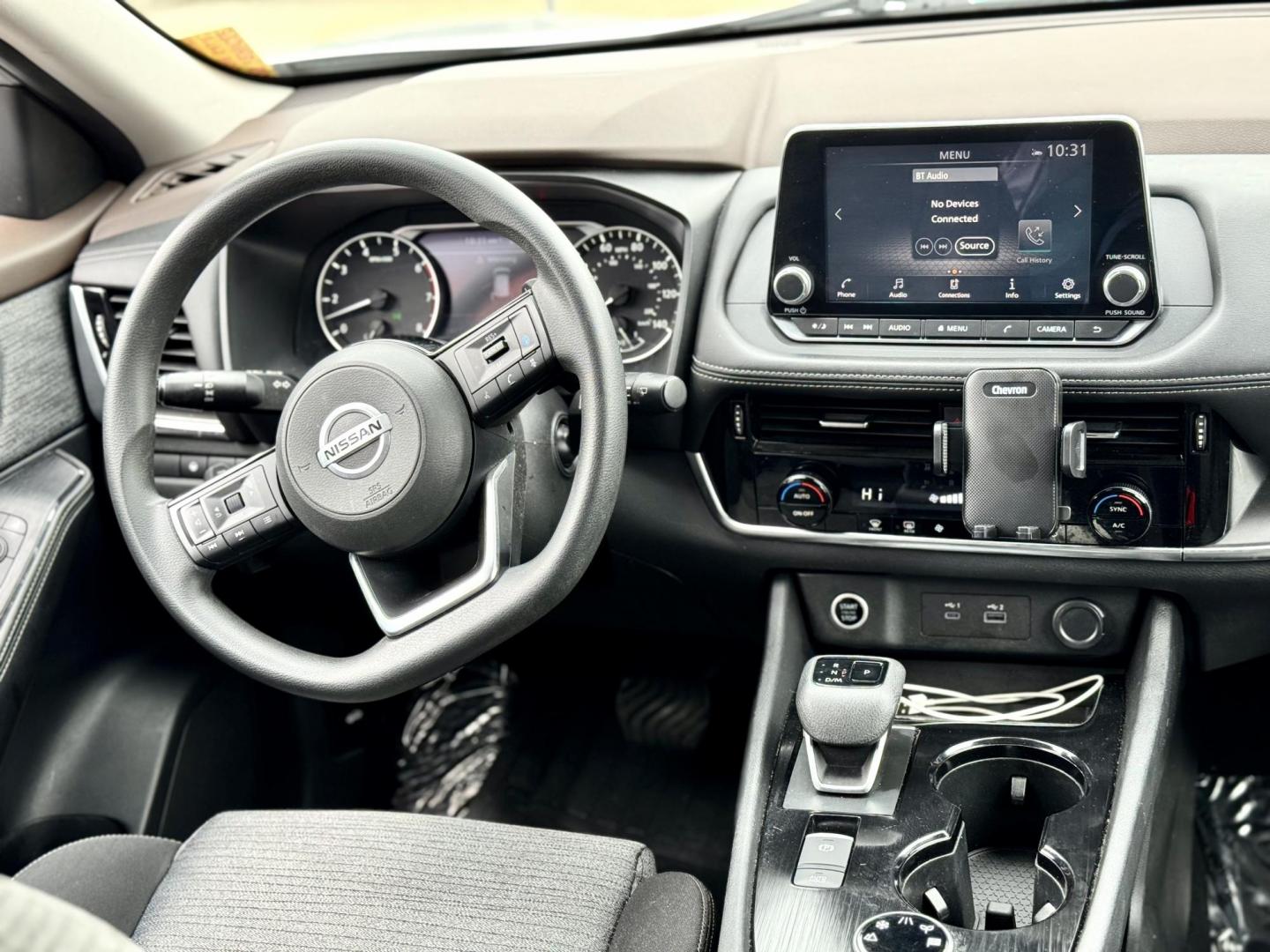 2021 SILVER Nissan Rogue SV AWD (JN8AT3BB5MW) with an 2.5L L4 DOHC 16V engine, CVT transmission, located at 7600 S Western Ave., Chicago, IL, 60620, (773) 918-3980, 0.000000, 0.000000 - Photo#9