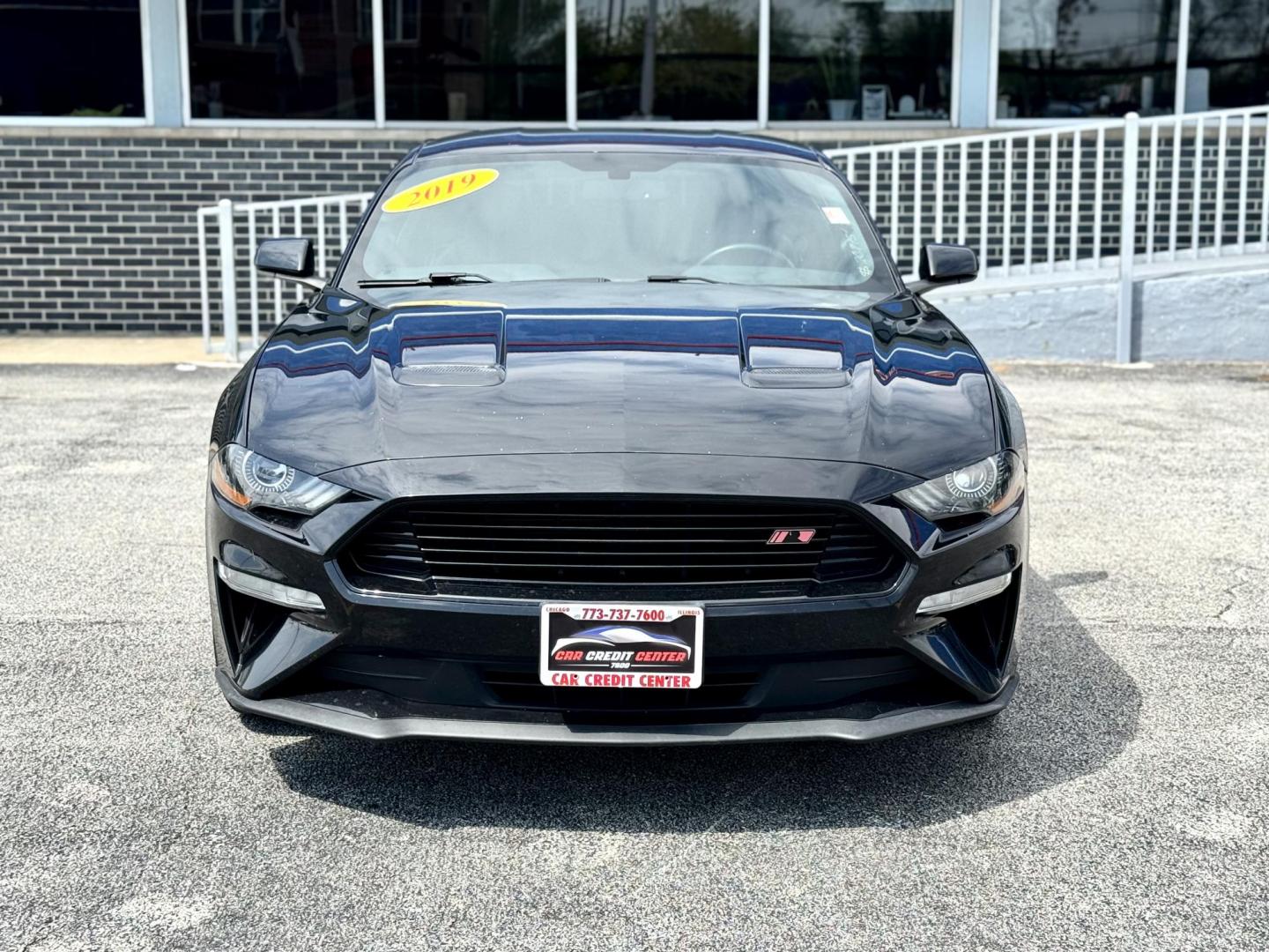 2019 BLACK Ford Mustang EcoBoost Coupe (1FA6P8TH6K5) with an 2.3L L4 DOHC 16V engine, located at 7600 S Western Ave., Chicago, IL, 60620, (773) 918-3980, 0.000000, 0.000000 - Photo#1