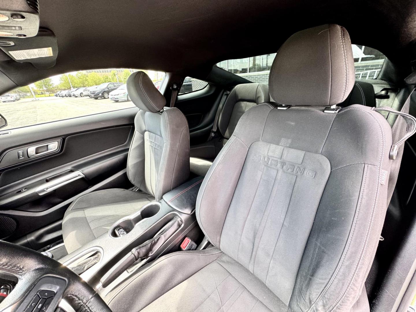 2019 BLACK Ford Mustang EcoBoost Coupe (1FA6P8TH6K5) with an 2.3L L4 DOHC 16V engine, located at 7600 S Western Ave., Chicago, IL, 60620, (773) 918-3980, 0.000000, 0.000000 - Photo#8
