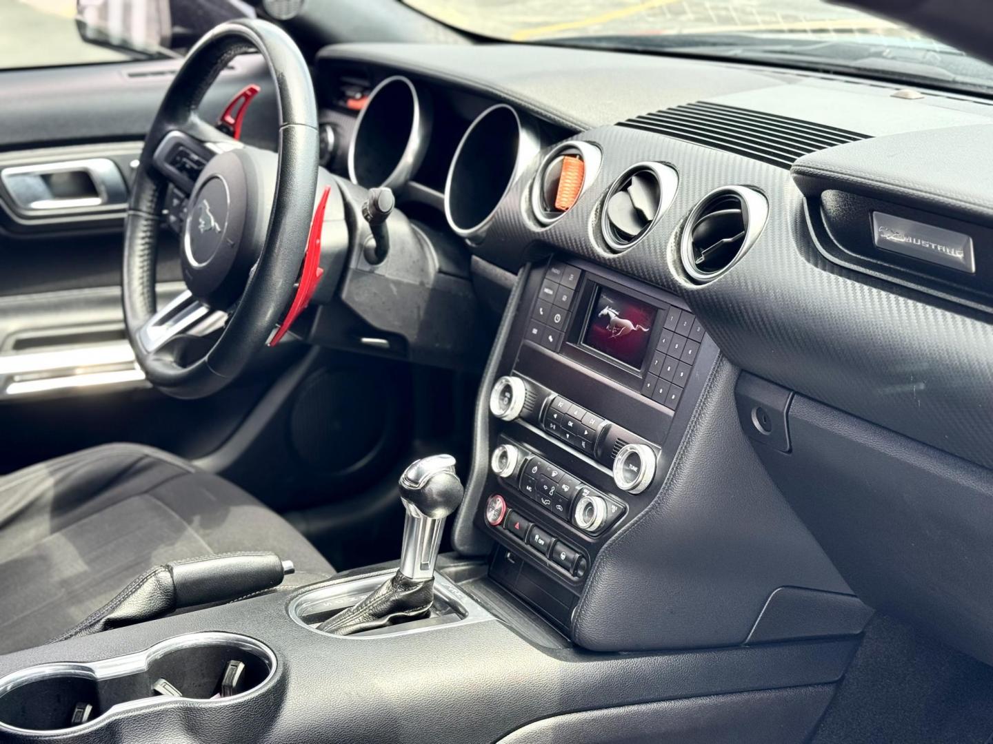 2019 BLACK Ford Mustang EcoBoost Coupe (1FA6P8TH6K5) with an 2.3L L4 DOHC 16V engine, located at 7600 S Western Ave., Chicago, IL, 60620, (773) 918-3980, 0.000000, 0.000000 - Photo#9
