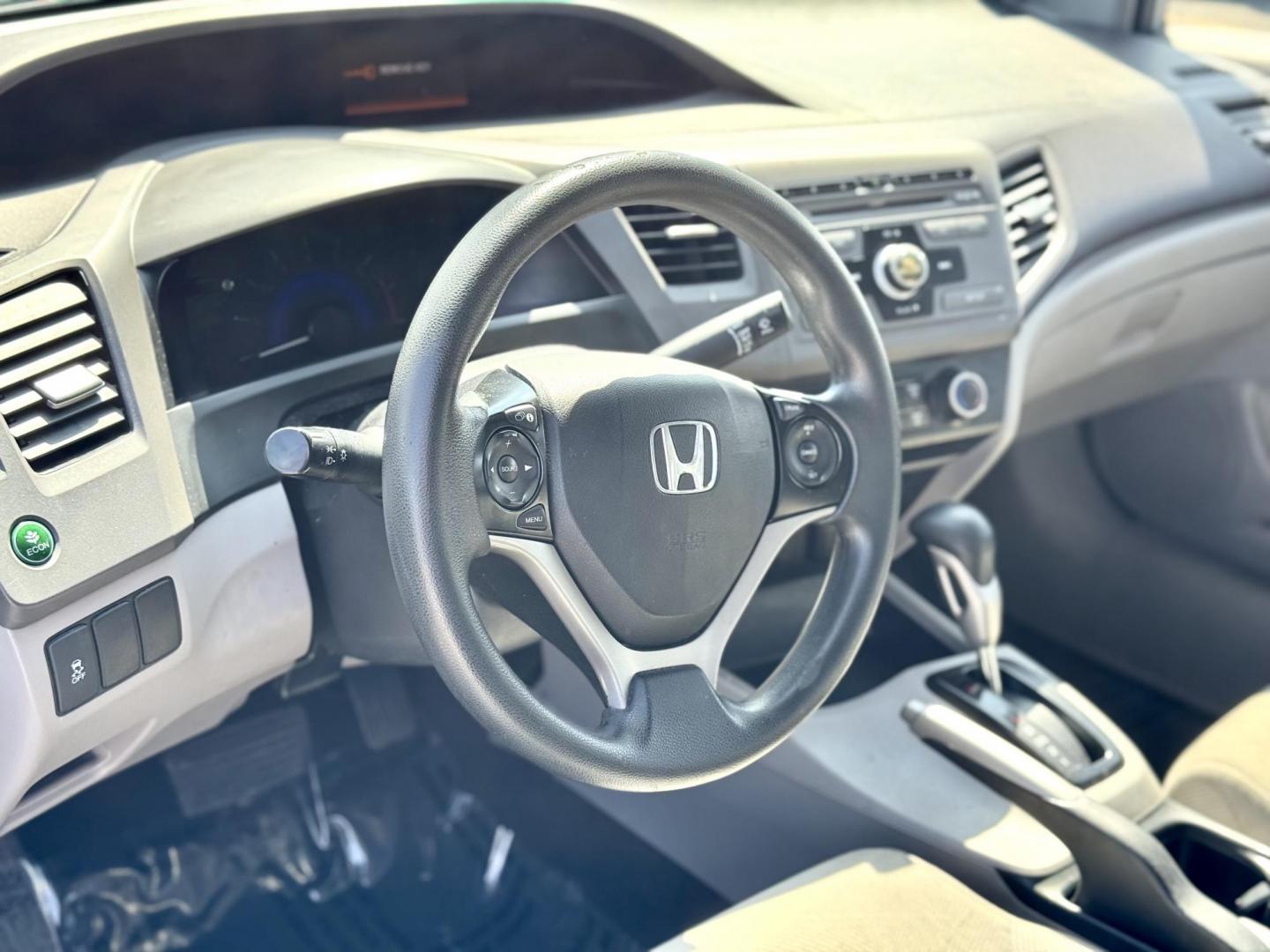 2012 BLUE Honda Civic LX Sedan 5-Speed AT (19XFB2F51CE) with an 1.8L L4 SOHC 16V engine, 5-Speed Automatic transmission, located at 7600 S Western Ave., Chicago, IL, 60620, (773) 918-3980, 0.000000, 0.000000 - Photo#5