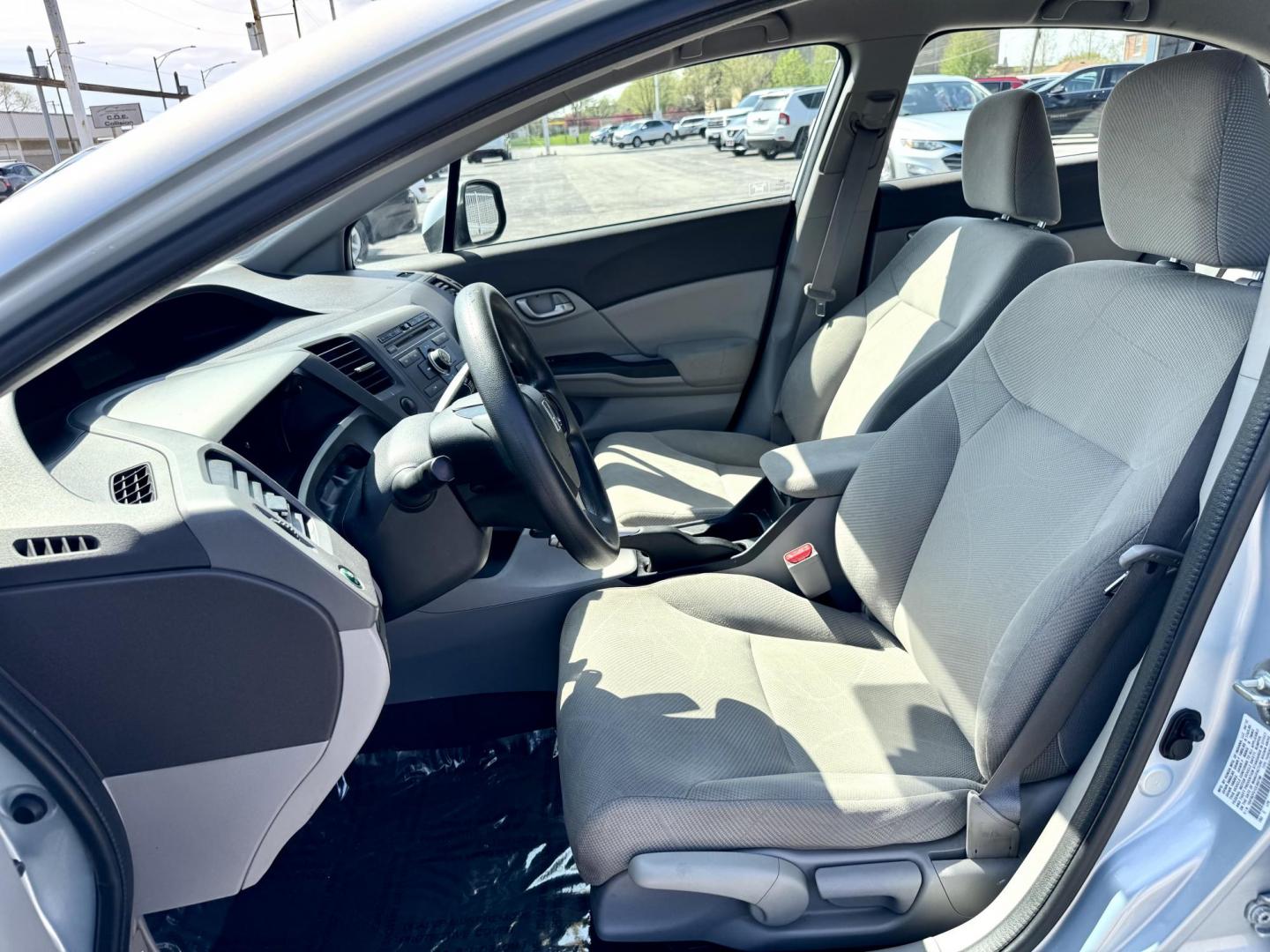 2012 BLUE Honda Civic LX Sedan 5-Speed AT (19XFB2F51CE) with an 1.8L L4 SOHC 16V engine, 5-Speed Automatic transmission, located at 7600 S Western Ave., Chicago, IL, 60620, (773) 918-3980, 0.000000, 0.000000 - Photo#7