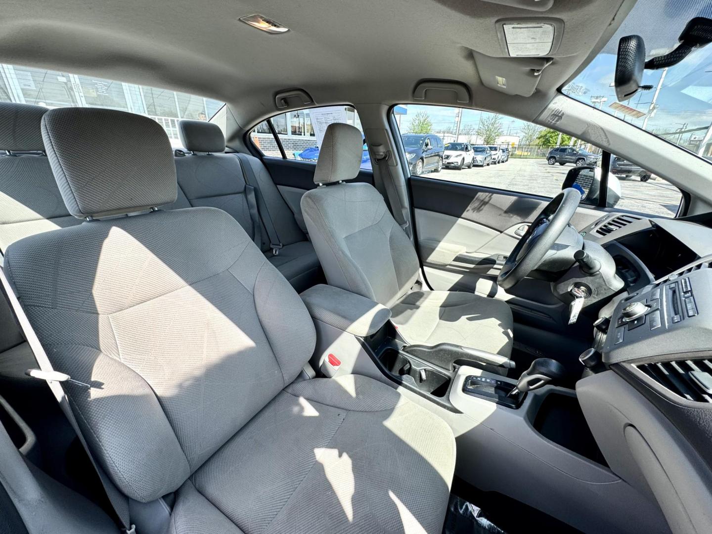 2012 BLUE Honda Civic LX Sedan 5-Speed AT (19XFB2F51CE) with an 1.8L L4 SOHC 16V engine, 5-Speed Automatic transmission, located at 7600 S Western Ave., Chicago, IL, 60620, (773) 918-3980, 0.000000, 0.000000 - Photo#11