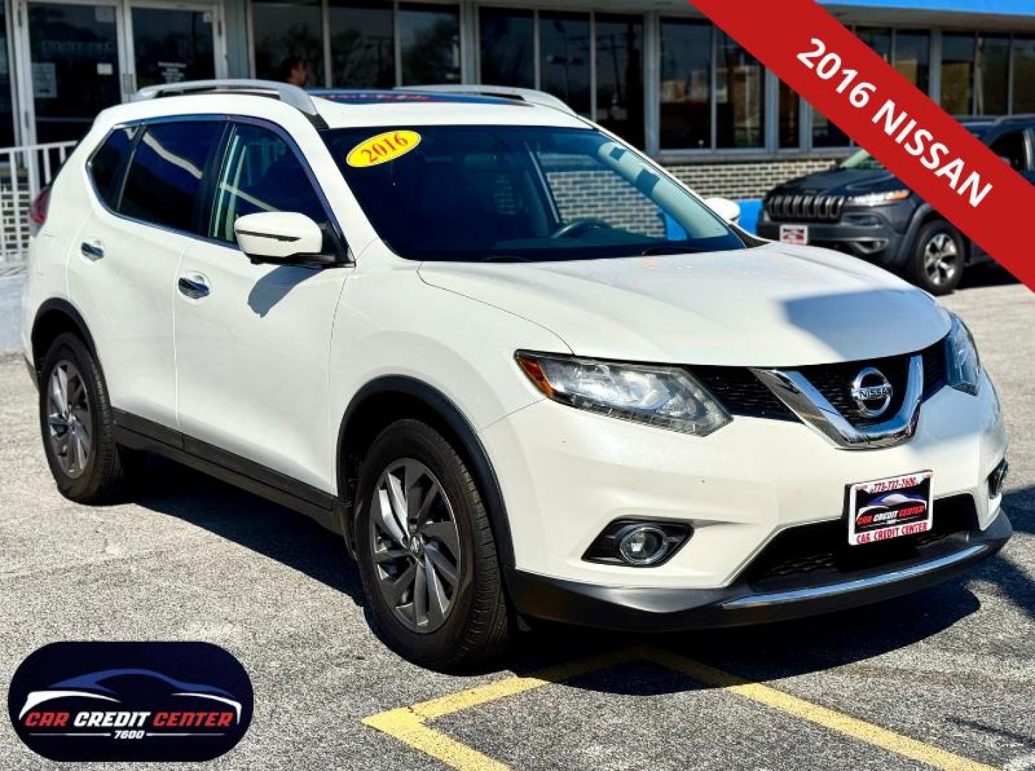2016 WHITE Nissan Rogue S AWD (5N1AT2MV3GC) with an 2.5L L4 DOHC 16V engine, CVT transmission, located at 7600 S Western Ave., Chicago, IL, 60620, (773) 918-3980, 0.000000, 0.000000 - Photo#0
