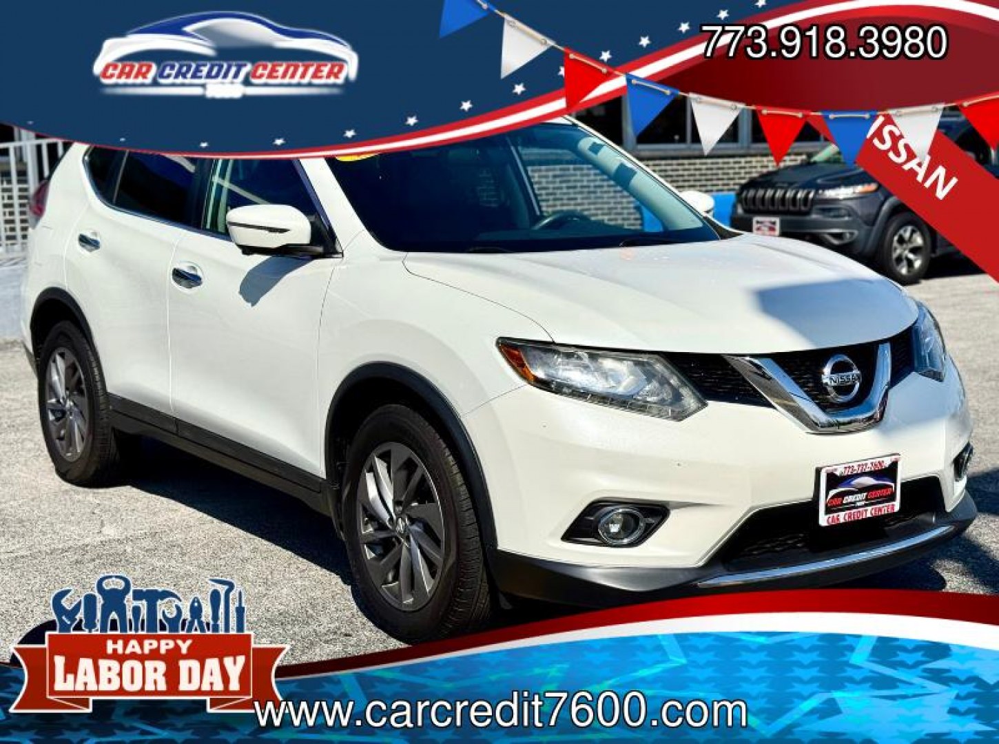 2016 WHITE Nissan Rogue S AWD (5N1AT2MV3GC) with an 2.5L L4 DOHC 16V engine, CVT transmission, located at 7600 S Western Ave., Chicago, IL, 60620, (773) 918-3980, 0.000000, 0.000000- Photo#0