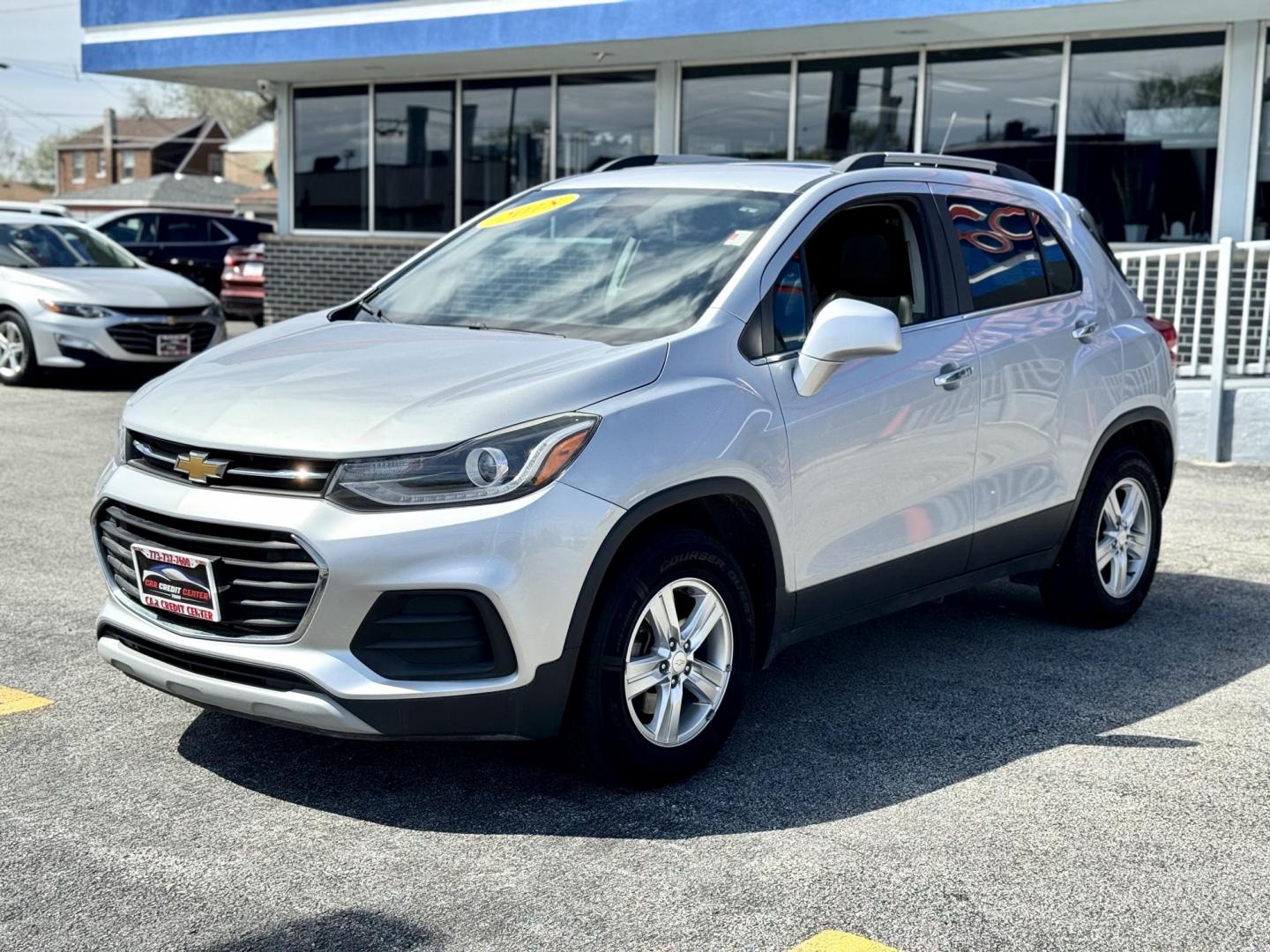 2018 SILVER Chevrolet Trax LT AWD (3GNCJPSB3JL) with an 1.4L L4 DOHC 16V engine, 6A transmission, located at 7600 S Western Ave., Chicago, IL, 60620, (773) 918-3980, 0.000000, 0.000000 - Photo#2