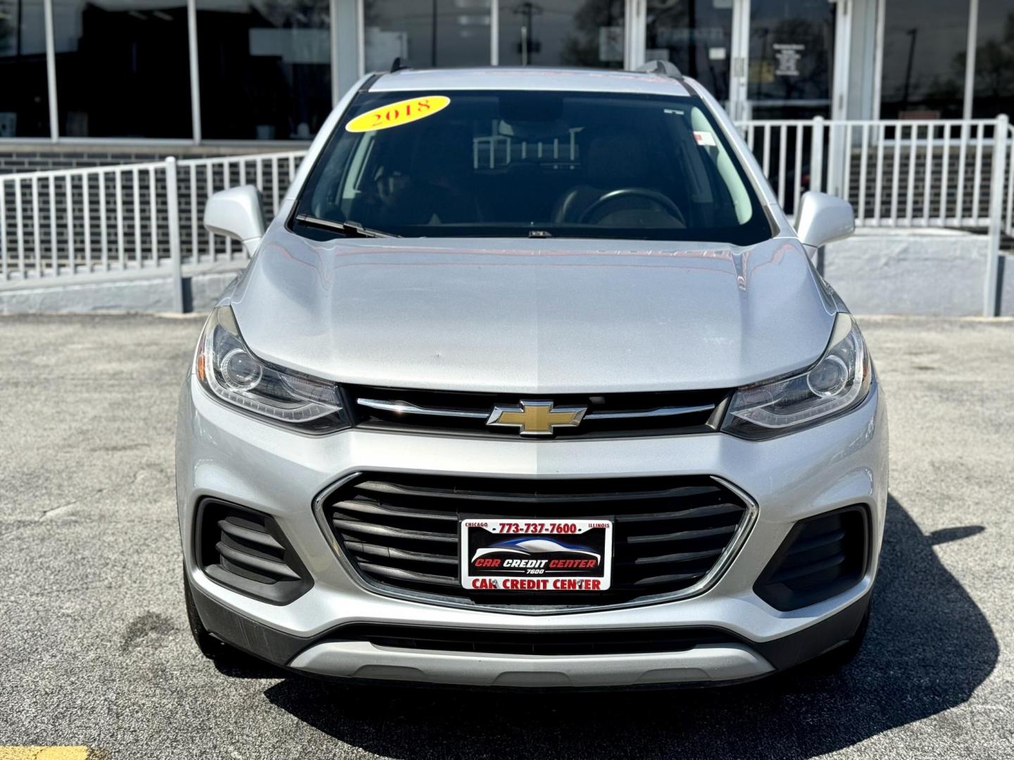 2018 SILVER Chevrolet Trax LT AWD (3GNCJPSB3JL) with an 1.4L L4 DOHC 16V engine, 6A transmission, located at 7600 S Western Ave., Chicago, IL, 60620, (773) 918-3980, 0.000000, 0.000000 - Photo#1