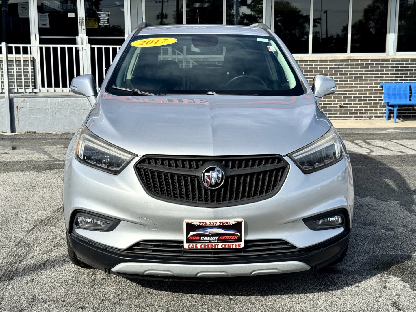 2017 SILVER Buick Encore Essence FWD (KL4CJCSB9HB) with an 1.4L L4 DOHC 16V TURBO engine, 6A transmission, located at 7600 S Western Ave., Chicago, IL, 60620, (773) 918-3980, 0.000000, 0.000000- Photo#1