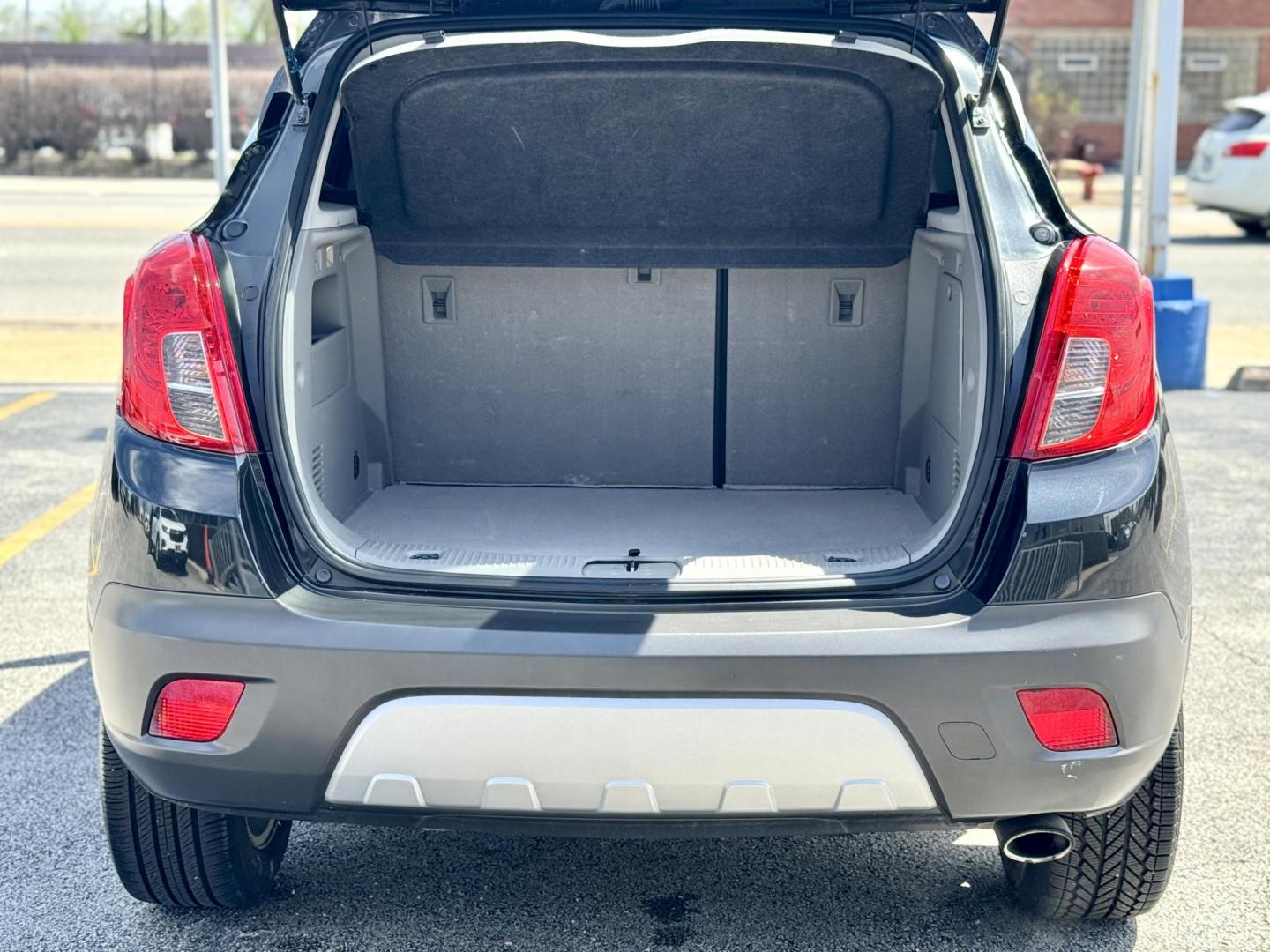 2015 BLACK Buick Encore Convenience FWD (KL4CJBSB9FB) with an 1.4L L4 DOHC 16V TURBO engine, 6-Speed Automatic transmission, located at 7600 S Western Ave., Chicago, IL, 60620, (773) 918-3980, 0.000000, 0.000000 - Photo#4