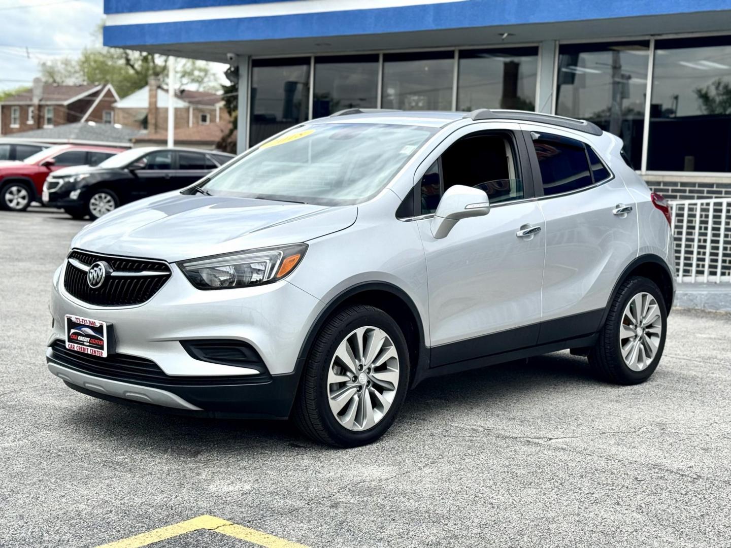 2018 SILVER Buick Encore Preferred FWD (KL4CJASBXJB) with an 1.4L L4 DOHC 16V TURBO engine, 6A transmission, located at 7600 S Western Ave., Chicago, IL, 60620, (773) 918-3980, 0.000000, 0.000000 - Photo#2